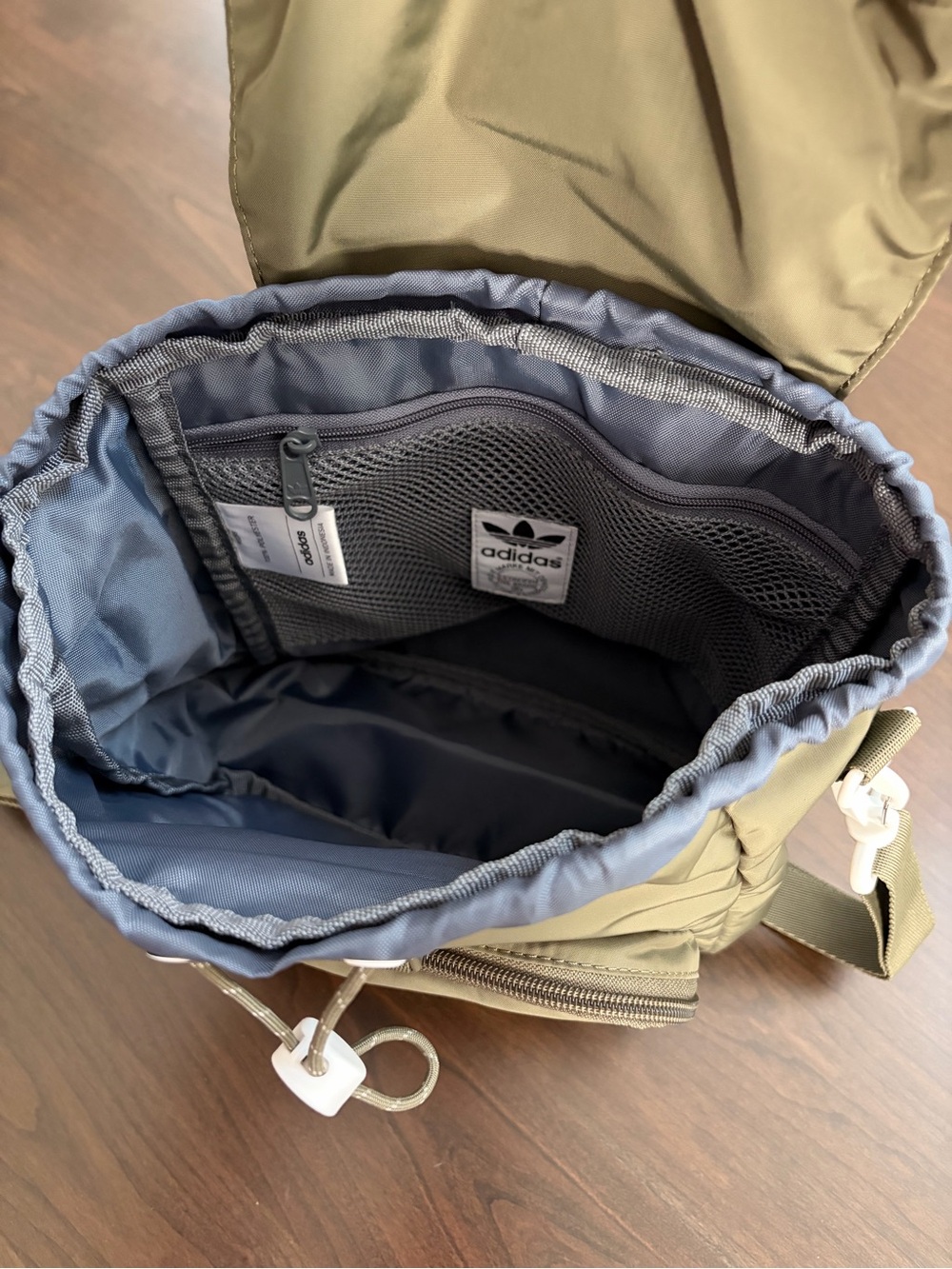 Adidas Olive Green Mini 3.0
Nylon Backpack / Crossbody - Picture 3 of 3